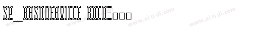 SP_Basquerville Bold字体转换